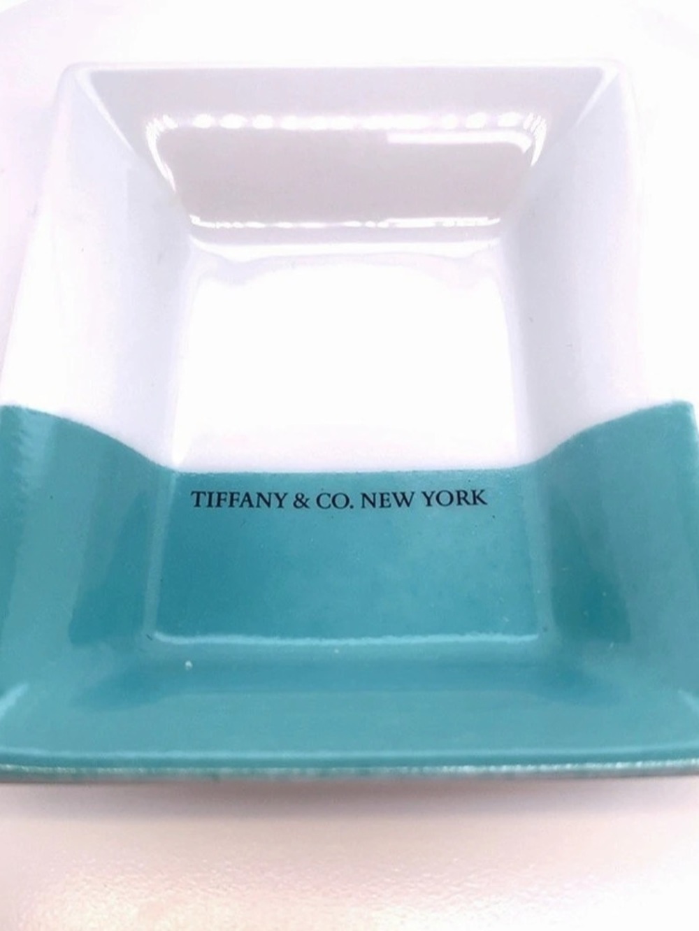 Tiffany & Co. Color Block Mini Tray. Blue - Picture 4 of 7